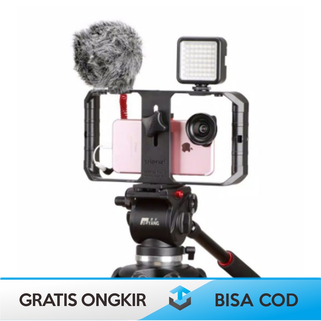 MICROPHONE VLOGGING BY BOYA SHOTGUN BY-MM1 MIC FOR DSLR SMARTPHONE ORI