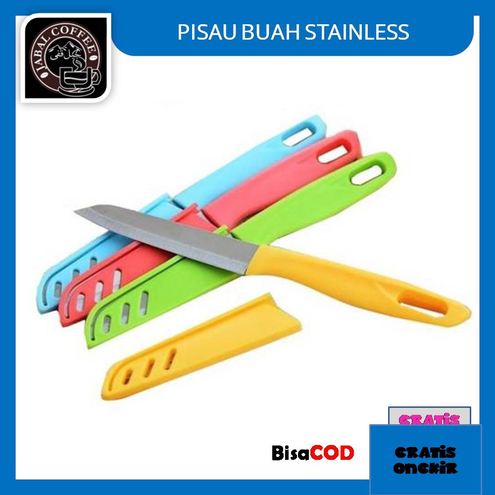 Pisau Buah Stainless Multifungsi / Pisau Sayur Kupas Buah / Pisau Dapur Kecil Stainless Steel 10