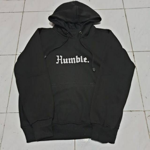 Jaket sweater hoodie jumper pria wanita sablon HUMBLE