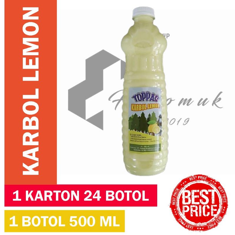 Karbol Lemon Toppas 500ml Murah Berkualitas