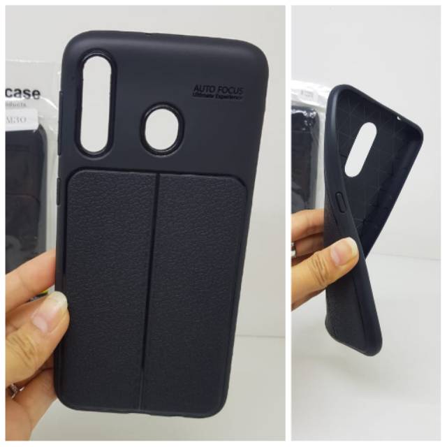 Auto Focus Samsung M30 6.4&quot; Leather Soft Case Samsung Galaxy M30 M305 Auto Fokus Samsung A40s M30