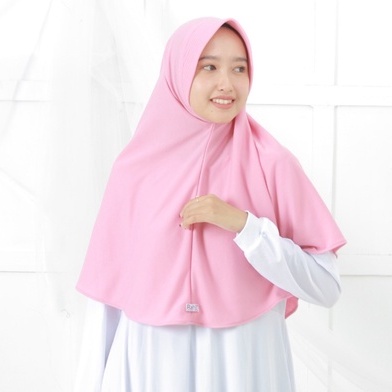 Kumara Polos PE Jilbab Instan Kaos/ Hijab Instant Syari  By Rahil