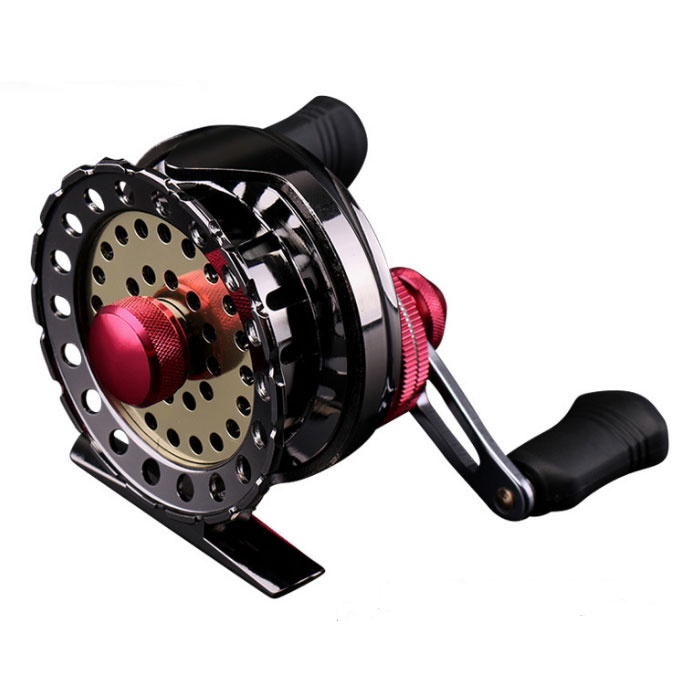 LEO Gulungan Reel Pancing Fly Fishing Full Metal Left Hand - LE101 - Black