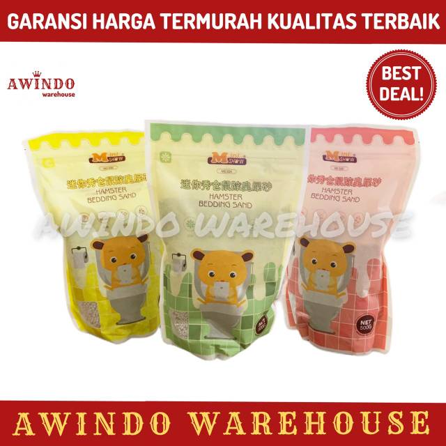 PASIR GUMPAL WANGI HAMSTER LITTER PREMIUM KUALITAS IMPORT 300GR 300 GR 300GRAM 300 GRAM