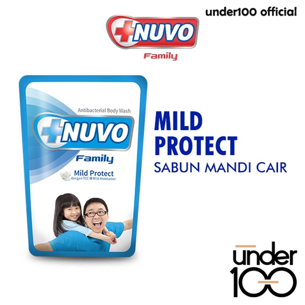 ❤ UNDER100 ❤ NUVO Family Antibacterial Body Wash | Nuvo Active | Sachet 60ml | Sabun Mandi Cair | BPOM