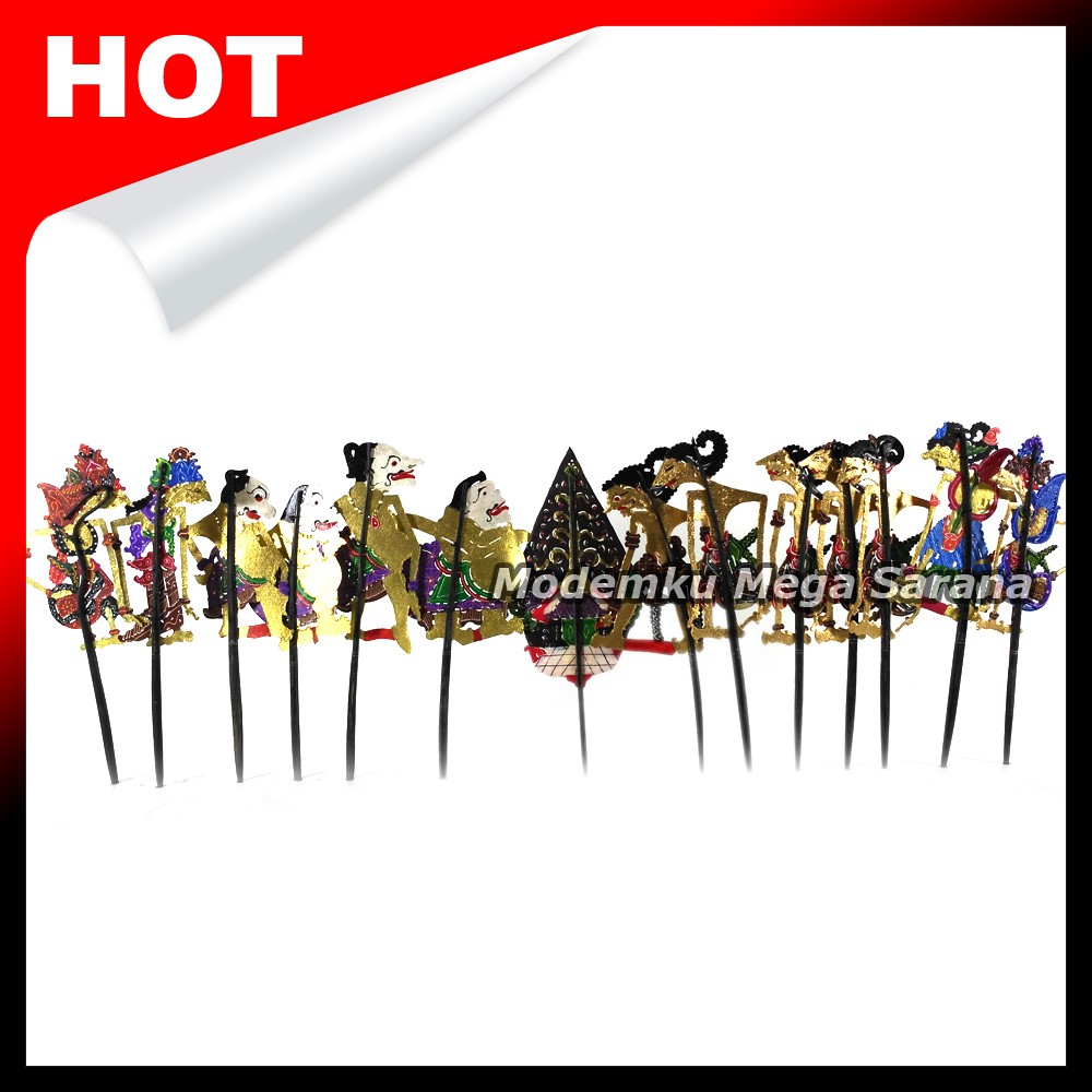 Souvenir Miniatur Wayang Kulit Mini Sunduk 10 cm