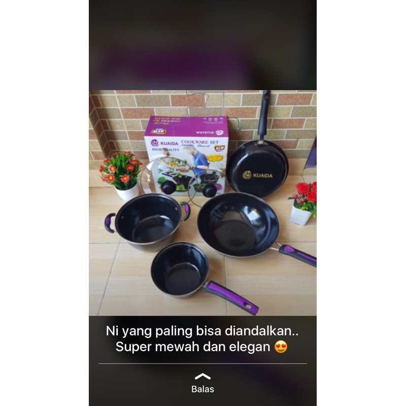 teflon set anti lengket