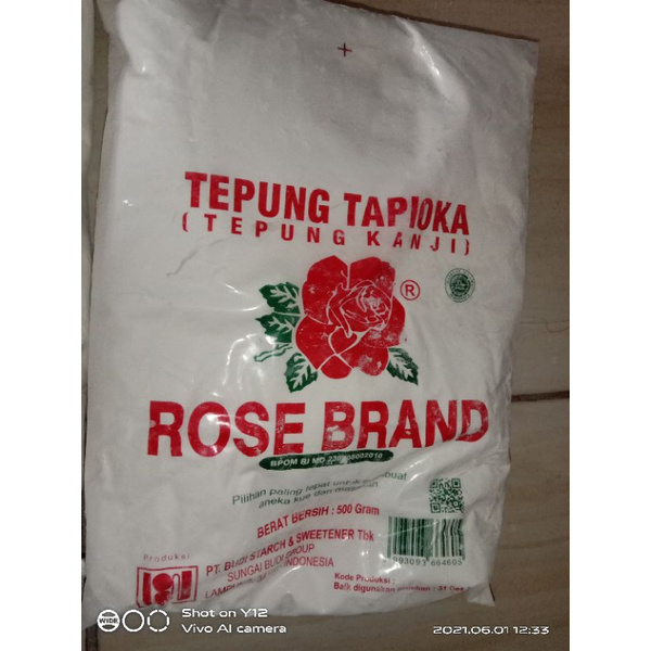 TEPUNG BERAS ROSE BRAND 500 gram / Tepung Tapioka / Tepung Ketan Putih