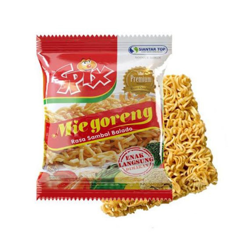 

(RCG) Spix Mie Goreng Siantar Top (10pcs x 10gr) grosir toko snack