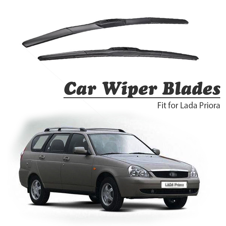 1 Set Karet Wiper Kaca Depan Mobil Untuk Lada Priora 2013 2012 2011 2010-2008