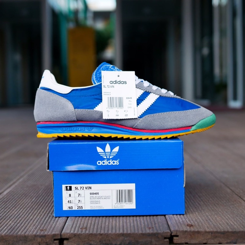 ADIDAS SL72 VINTAGE GREY BLUE WHITE