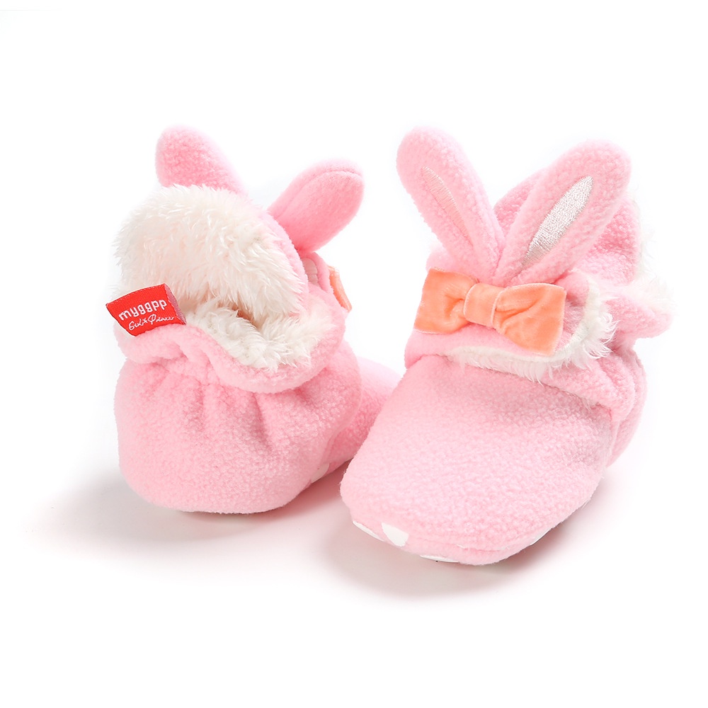 Sepatu Prewalker Bayi Perempuan Import Myggpp Bulu Kelinci Sepatu Bayi Perempuan 6 12 Bulan 0 6 Bulan Prewalker