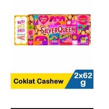 

SILVERQUEEN COKLAT 62GR SPECIAL VALENTINE BUY 1 GET 1