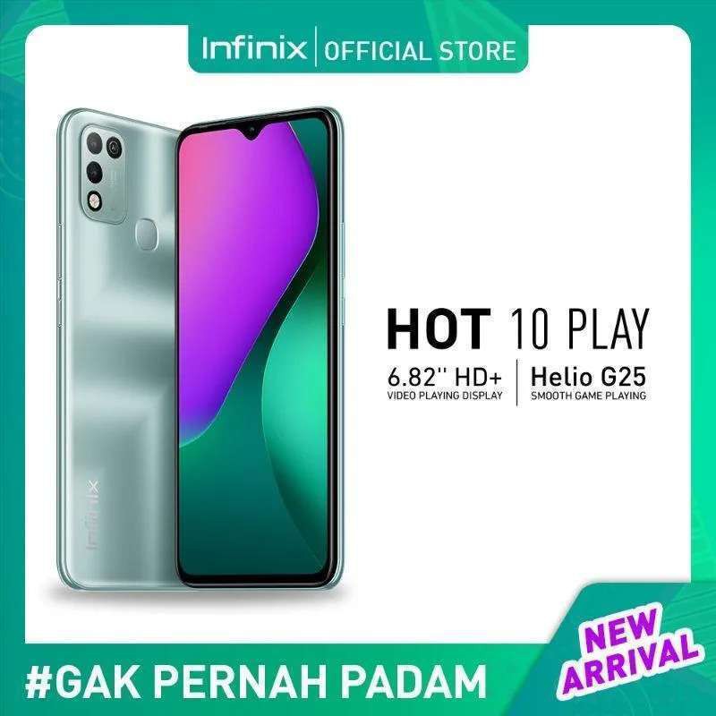 Infinix hot 10 play 3/32gb - Infinix hot 10 play 2/32 gb - infinix hot 10 play 4/64 gb