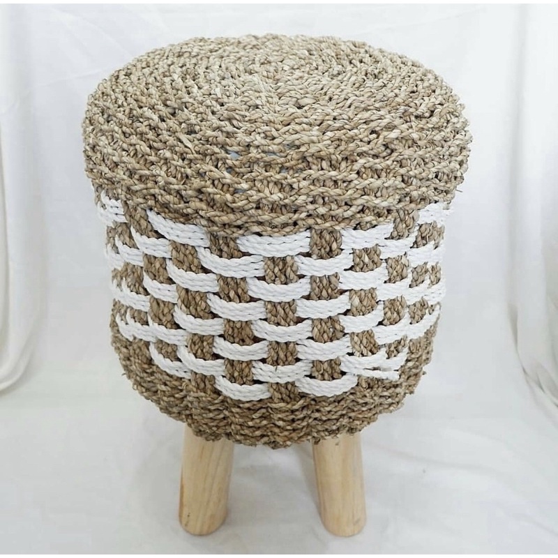 Stools Seagrass Natural/Kursi Diameter 35cm