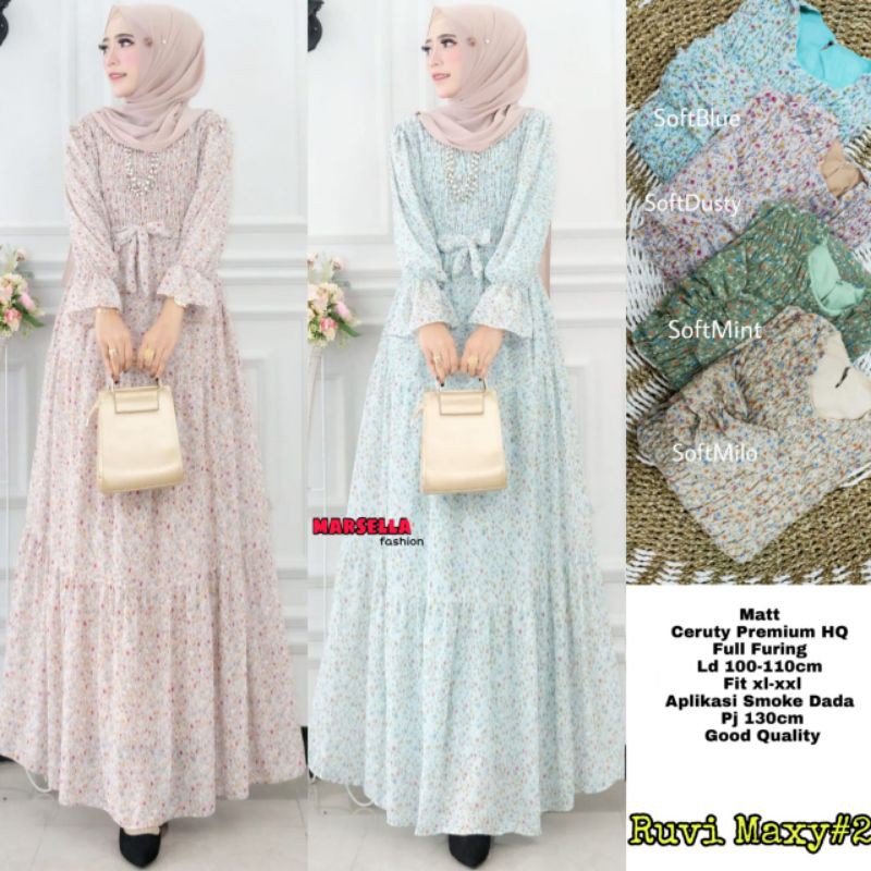 Gamis Ruvi Maxy Pakaian Wanita