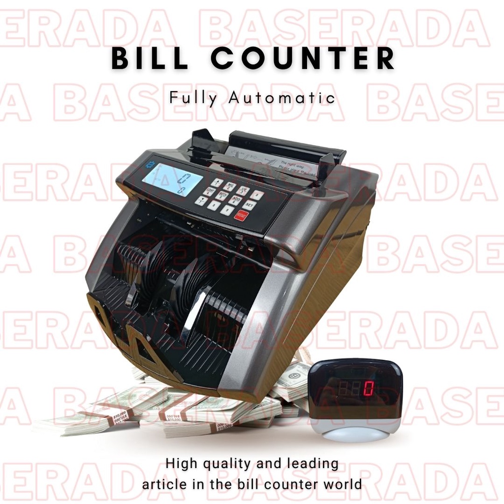 LCD BILL COUNTER WITH UV&amp;MG JN 2040 Y | MESIN PENGHITUNG UANG