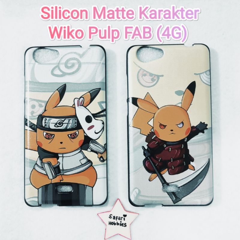 Wiko Pulp FAB (4G) Silicon Matte Karakter (COD)