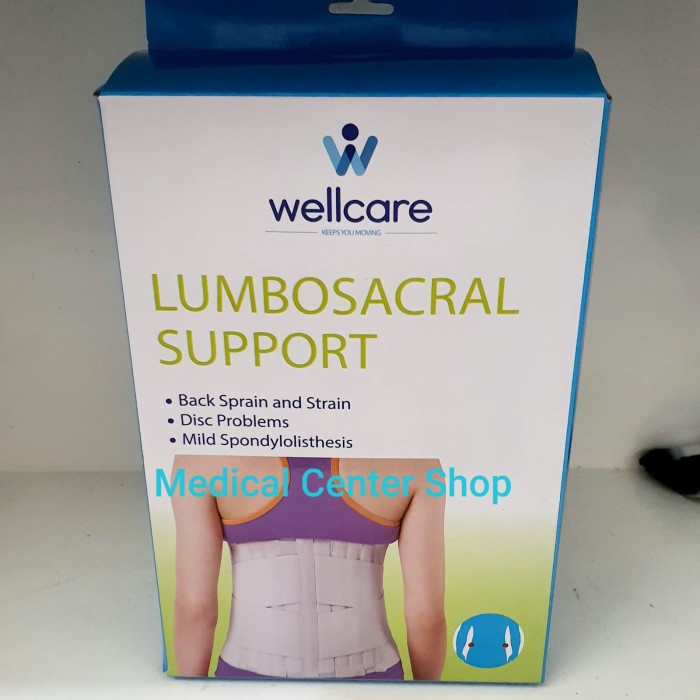 Korset Tulang Belakang Punggung Lumbosacral Wellcare Korset Kesehatan