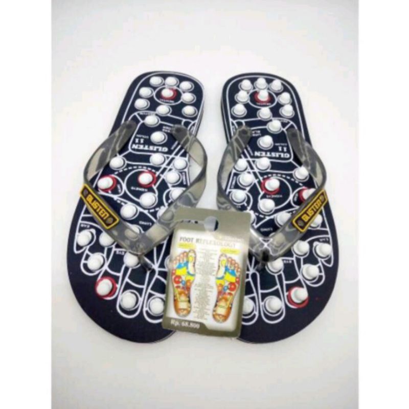 sandal jepit dewasa motif duri besar