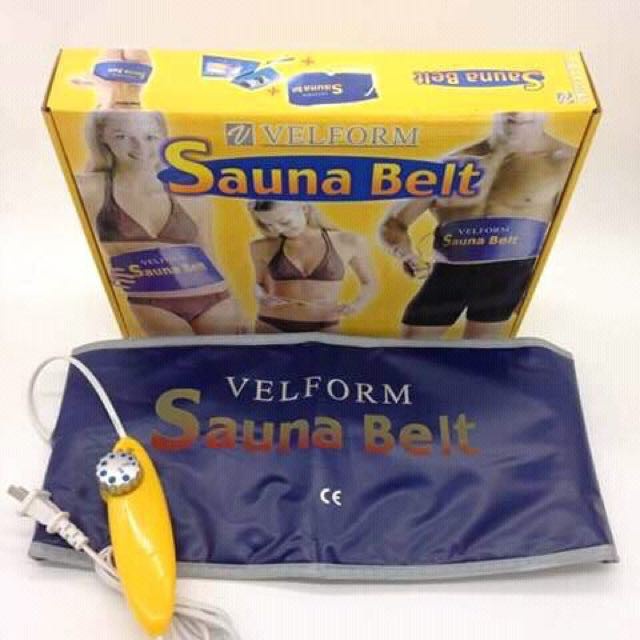 SKIKI91 - Velform Sauna Belt Sabuk Pelangsing body goals gym fitness olahraga sport wanita / Pria belly burn suite on