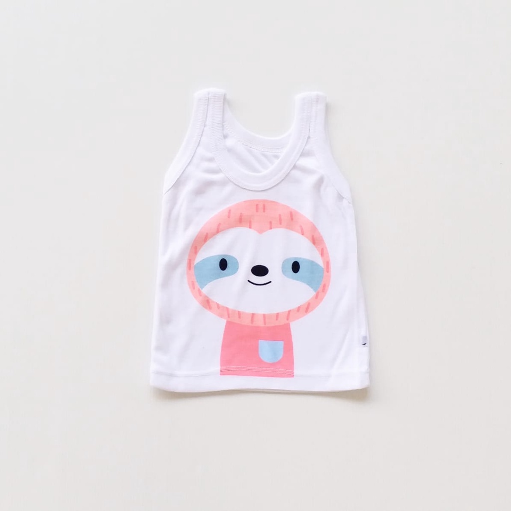 LittleAaron KAOS SINGLET MOTIF ANAK kaos dalam oblong anak laki2 dan perempuan newborn-3thn