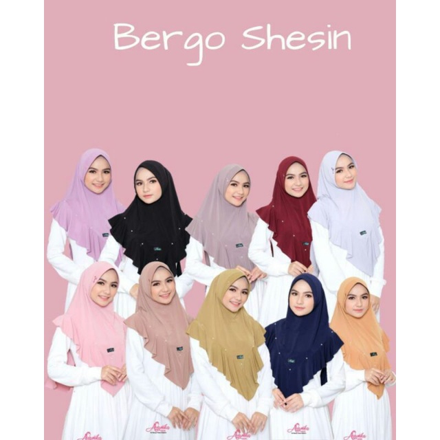 HIJAB INSTAN BERGO SHESIN By.AZAMKA