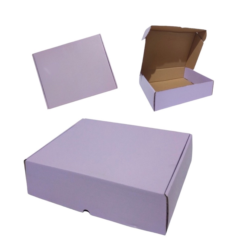 

Packaging / Kardus / Box Hampers Lilac / Gift Box Lilac Ungu uk 22x22x8