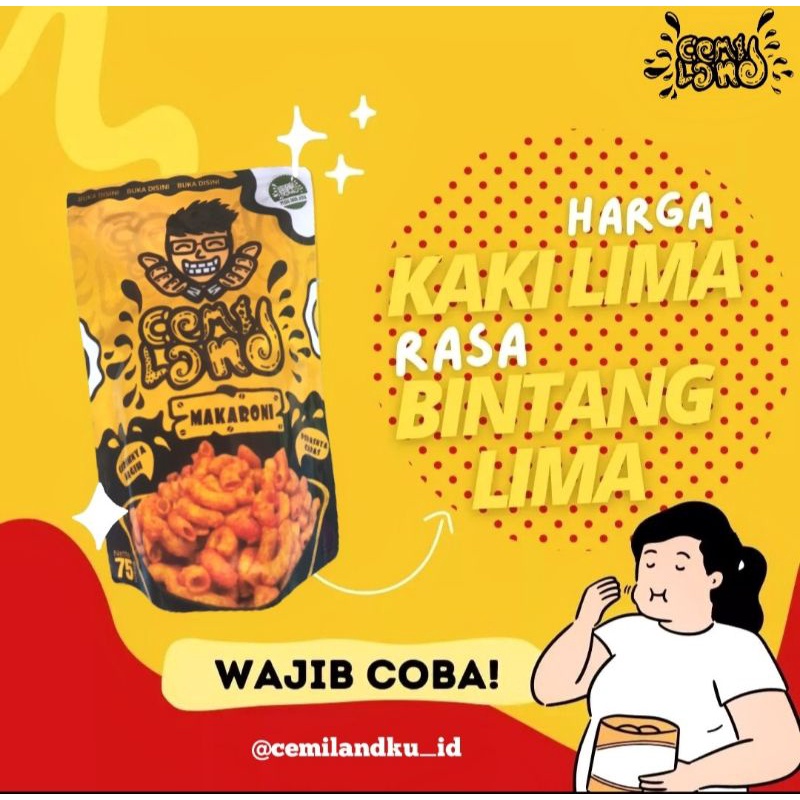 

Makaroni Pedas Kriuk Cemiland Makanan Ringan Terenak dan Termurah