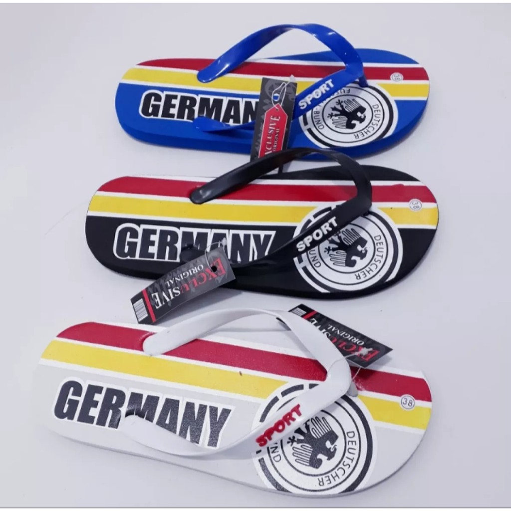 sendal jepit pria terbaru motif bedera Germany