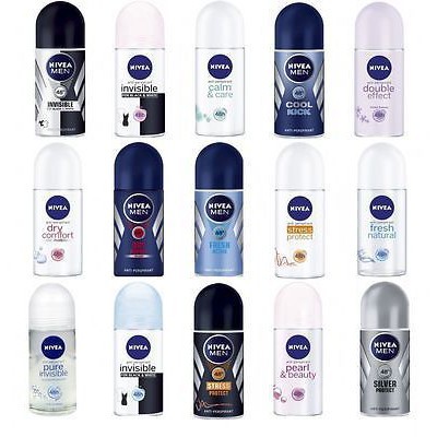 NIVEA Deodorant Roll On Woman And Man by Ailin Kosmetik