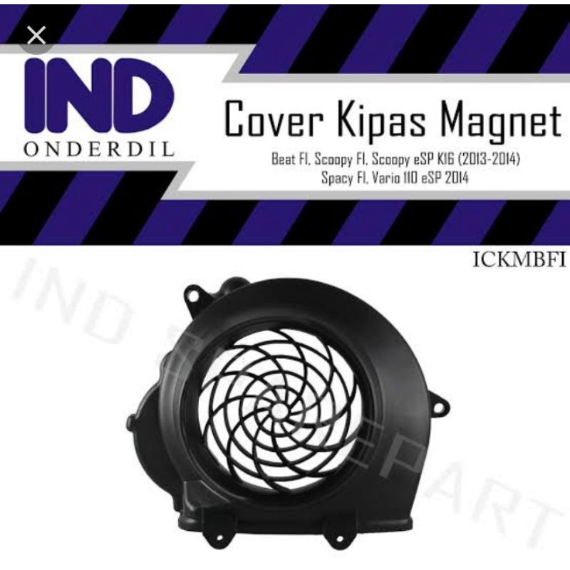 Cover tutup kipas cover kipas magnet Beat fi, scoppy esp, spacy fi, vario 110