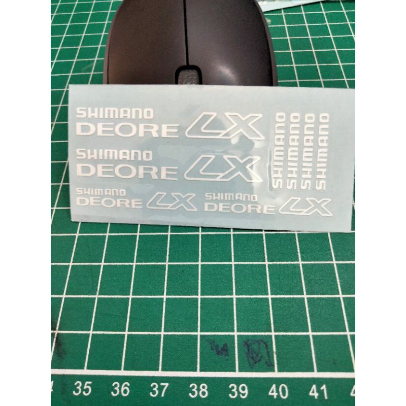 stiker shimano deore lx