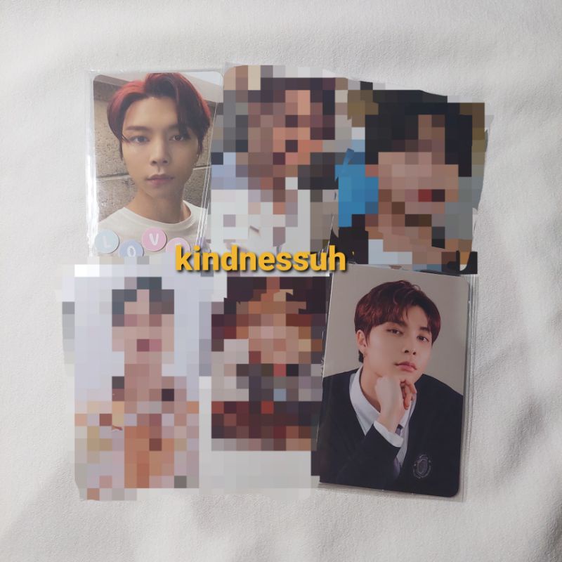 Photocard Johnny Suh NCT 127 KPOP pc set Luggage Back To School b2s btsk sticker