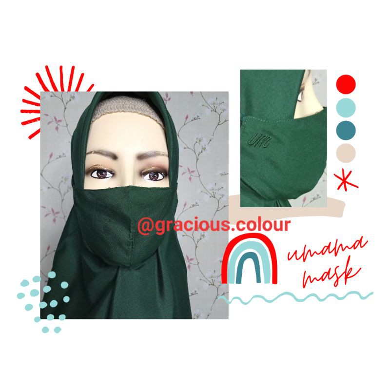 NEW UMAMA HIJAB SET MASKER