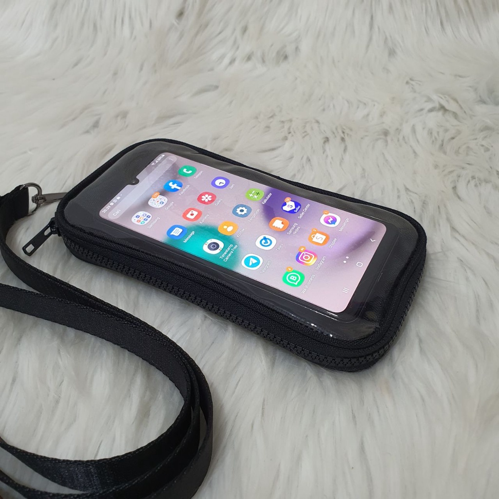 DG3 Tas Dompet Hanging Phone Sako Wallet Gantung Kalung Leher Selempang Hp Kartu Koin Paspor Kunci Hape Dan Uang Pria Wanita Serbaguna Cowok Cewek Terbaru Kekinian Fz