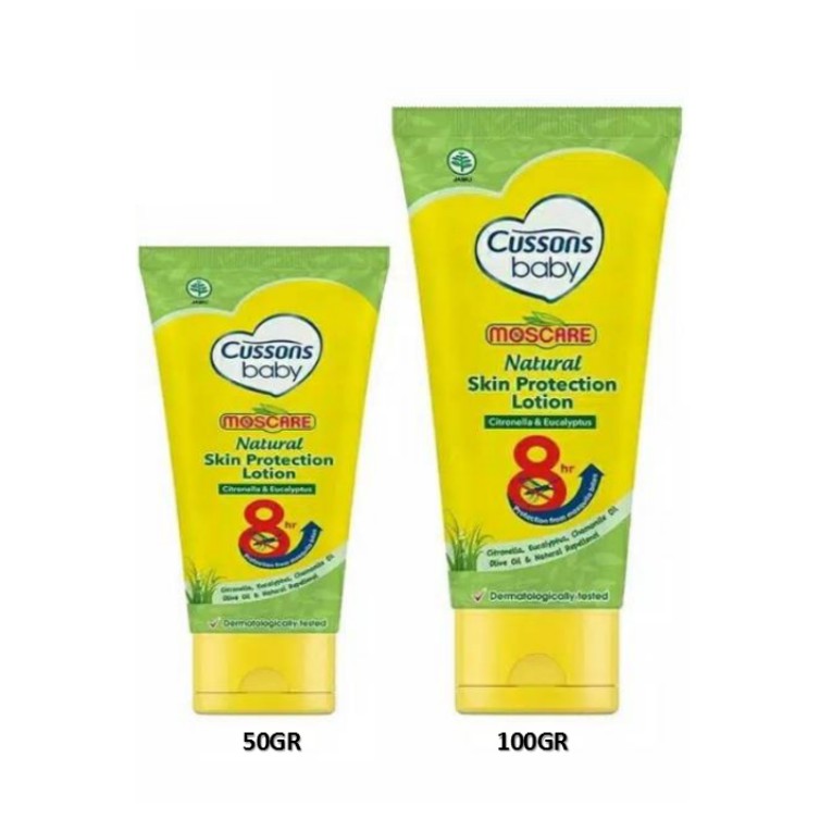 Cussons Baby Moscare Skin Protection Lotion Anti Nyamuk 50 gr / 100gr