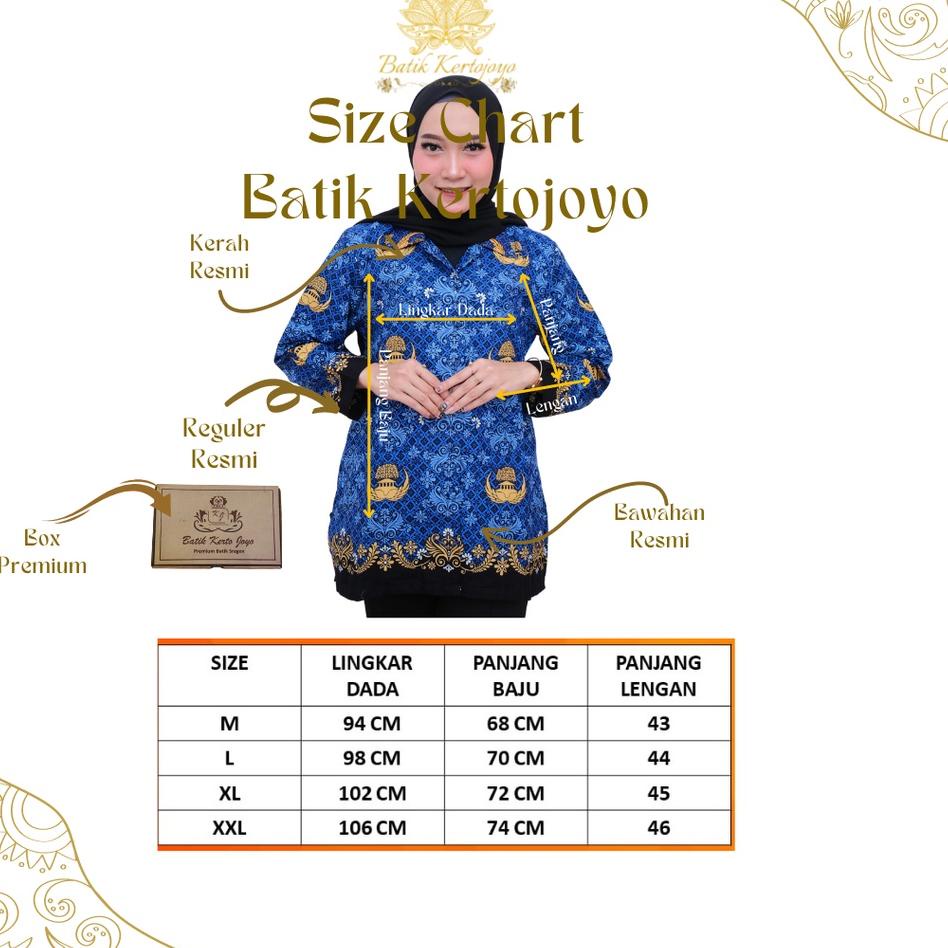 ✍ Batik Korpri Pria Wanita Korpri Baju Dinas 2022 terbaru Premium Batik Couple Korpri Lengan Panjang
