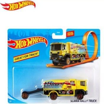 Hot Wheels Scania Rally Truck Great For Track Stars untuk Balap