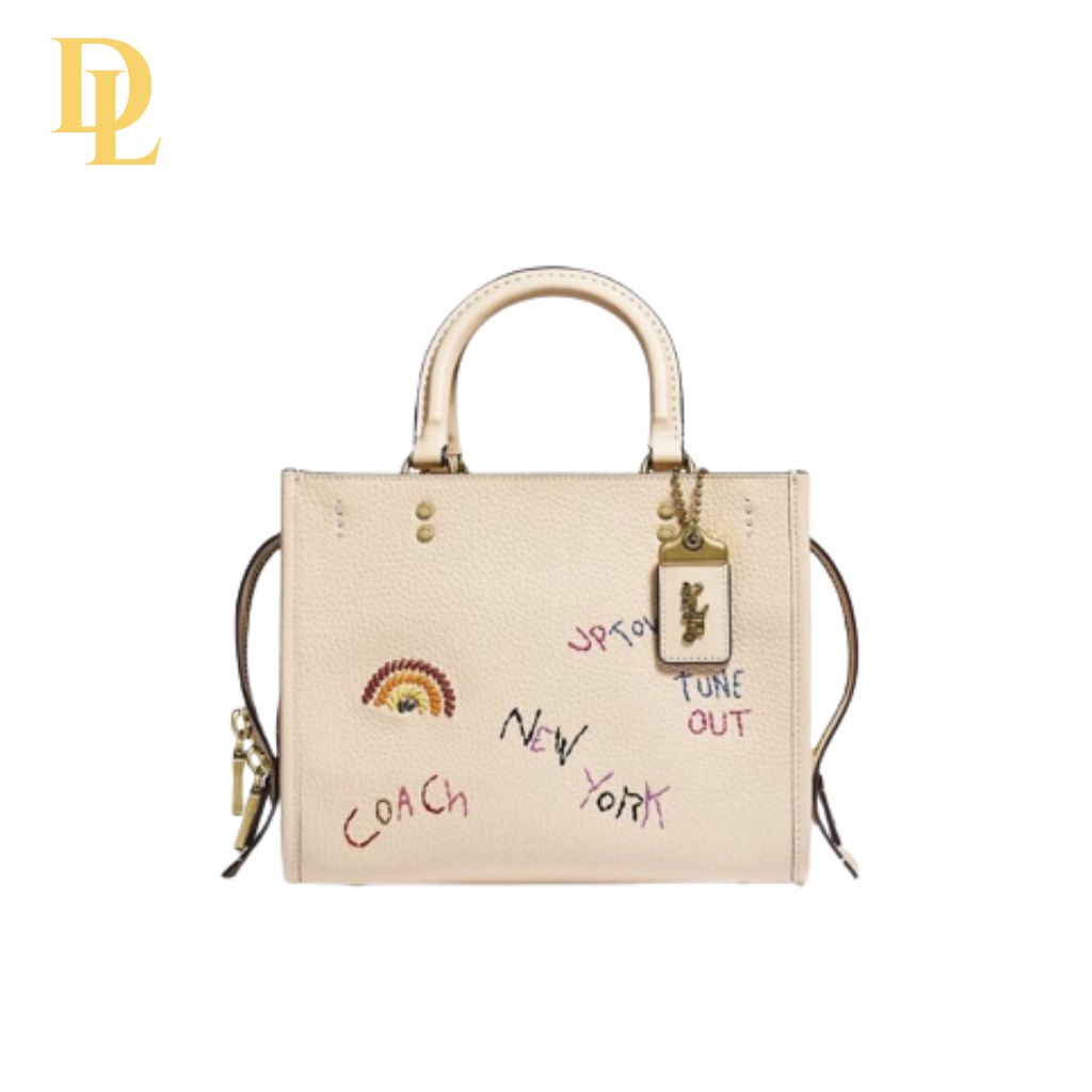 [READY STOCK] Coach Rogue 25 With Embroidery (C3873)