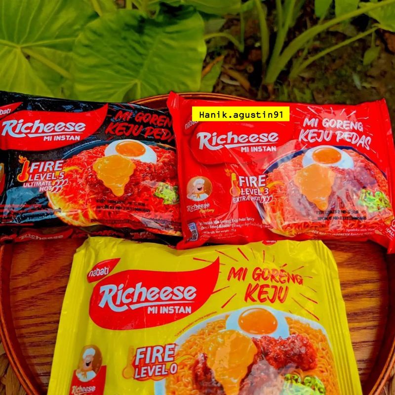 Jual Mie Goreng Keju Richeese Mie Keju Richeese Pedas Level Level