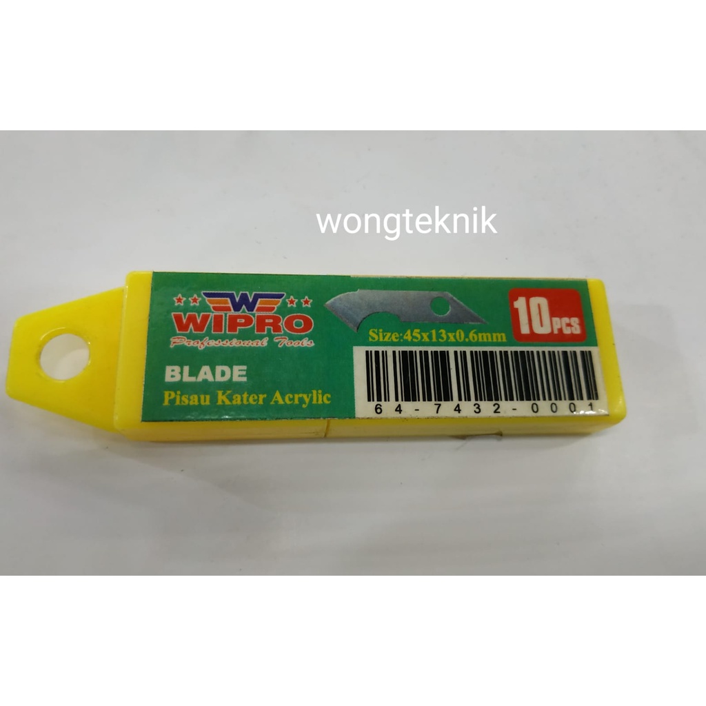 

Refill Cutter Acrylic Wipro ASLI Kater Acrylic 10pcs