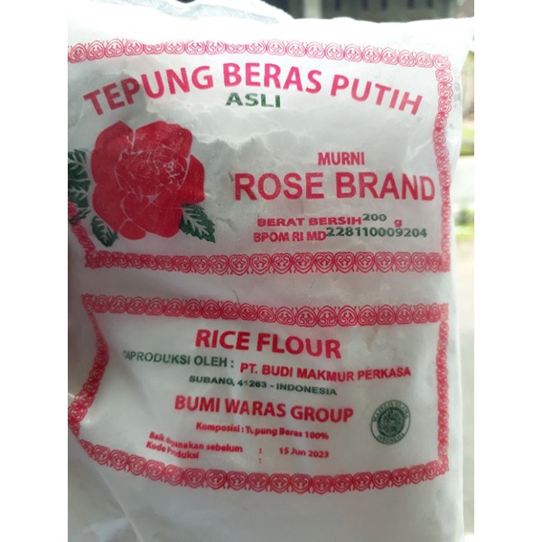 

tepung beras rose brand 200 gram