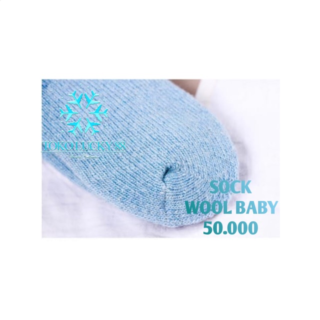 IMPORT MOLLAD Sock Wool Baby Kaos kaki rajut wool anak musim dingin