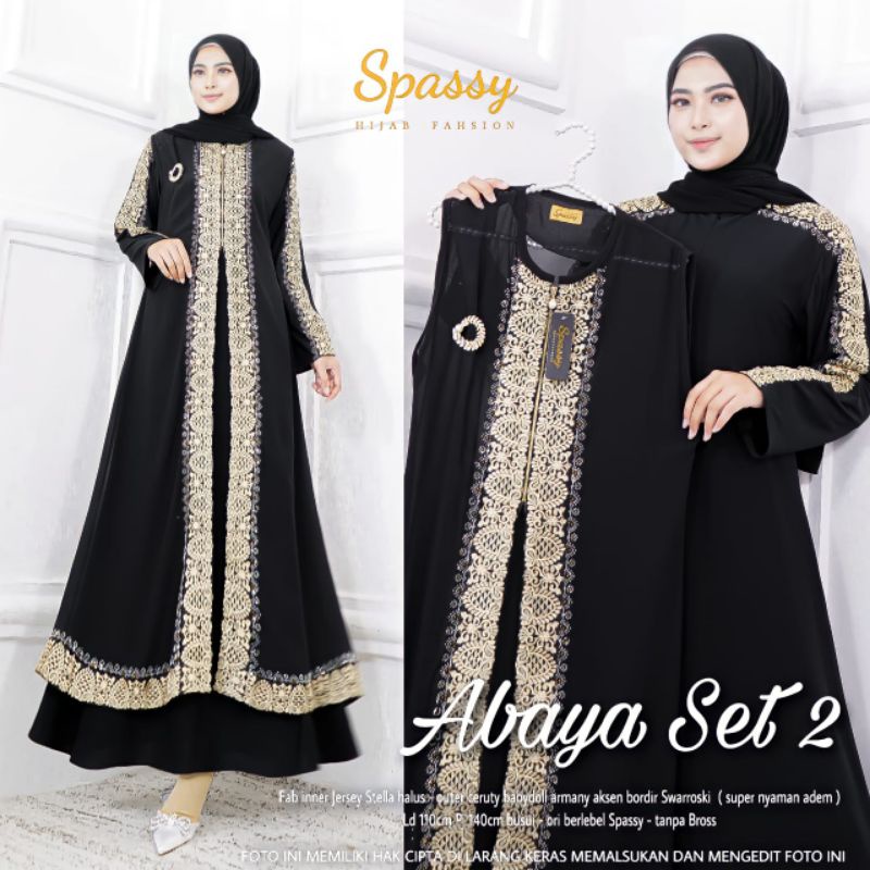 abaya set by spasy