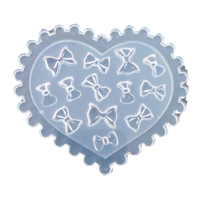 Siy Cetakan Resin Akrilik Gel Nail Art Bentuk Tengkorak Bunga Ukuran Mini