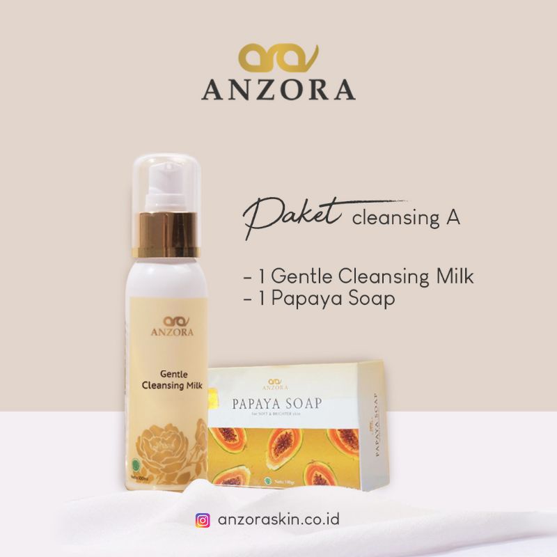 PAKET CLEANSING A ( milk cleansing 100ml + Pepaya soal)