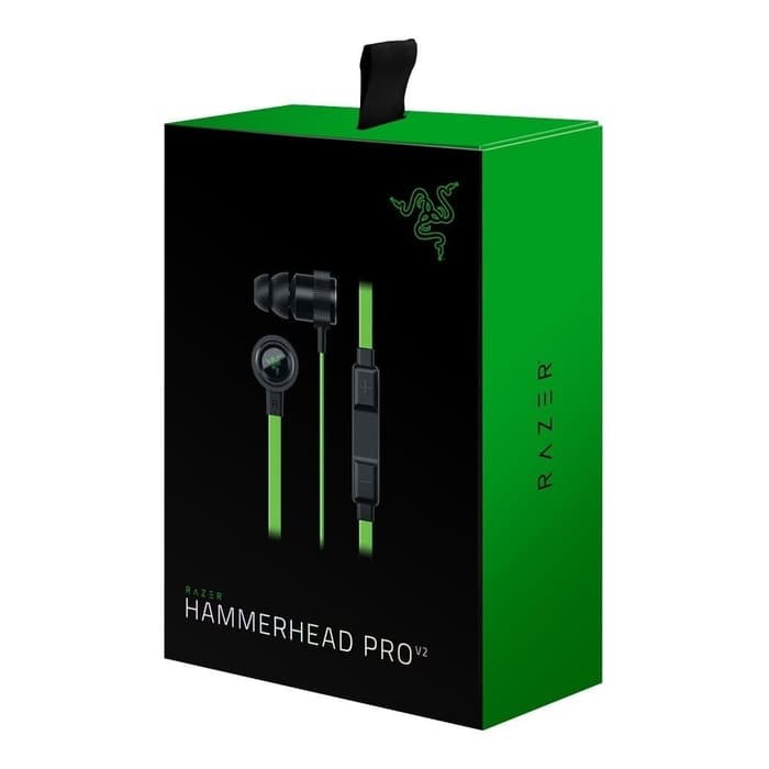 Earphone Razer HammerHead Pro V2 Headset Gaming HiFi Hi Res Sound not Ori GARANSI 30 Hari