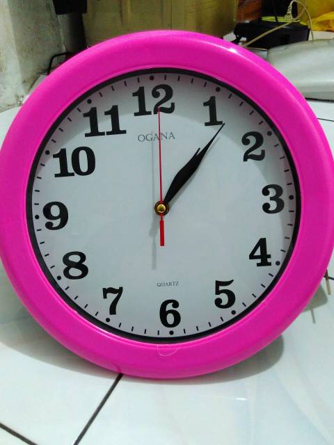 OGANA Jam Dinding Polos Diameter 30Cm