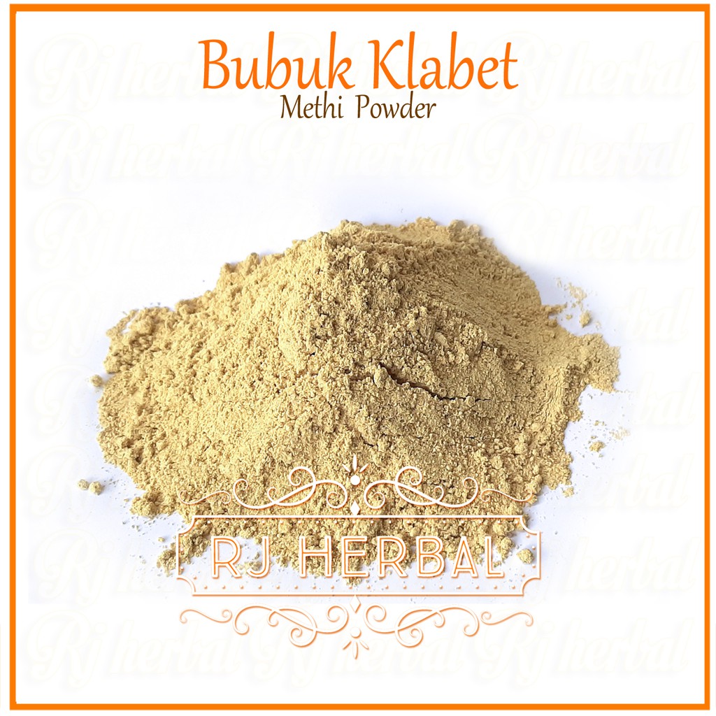 [100 gram] Klabet Bubuk / Methi  / Fenugreek Pure Powder